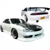 VSaero FRP BSPO Blister Wide Body Kit 8pc for Nissan 240SX S14 1997-1998 - Image 2