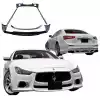 VSaero FRP WAL Body Kit 5pc /w Wing for Maserati Ghibli 2013-2017 - Image 6