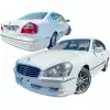 VSaero FRP WAL Body Kit 4pc for Infiniti Q45 F50 Cima 2002-2004 - Image 6