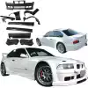 VSaero FRP RIEG DTM Wide Body Kit 8pc for BMW 3-Series 325i 328i E36 1992-1998 > 2dr Coupe - Image 3