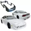 VSaero FRP VERT RIG Wide Body Kit 8pc for Nissan 240SX 1989-1994 > 3dr - Image 4