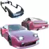 VSaero FRP VERT RIG Wide Body Kit 8pc for Nissan 240SX 1989-1994 > 3dr - Image 2