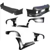 VSaero FRP RMAG Wide Body Kit 8pc for Mazda RX-7 FC3S 1986-1992 - Image 2