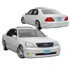 VSaero FRP WAL Body Kit 4pc for Lexus LS430 UCF30 2001-2003 - Image 4