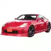 VSaero FRP CWE Front Lip Valance for Nissan 350Z Z33 2003-2005 - Image 2