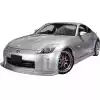 VSaero FRP CWE Front Lip Valance for Nissan 350Z Z33 2003-2005 - Image 6