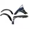 VSaero FRP ORI Wide Body Bubble Fenders Set 4pc 20/35mm for Toyota Corolla AE86 Trueno 1984-1987 > 2/3dr - Image 1