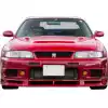 VSaero FRP NISM 400R Front Bumper for Nissan Skyline R33 GTS 1995-1998 > 2/4dr - Image 3