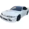 VSaero FRP VERT Front Bumper for Nissan 240SX S14 1995-1996 - Image 16