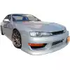 VSaero FRP VERT Front Bumper for Nissan 240SX S14 1997-1998 - Image 2