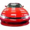 VSaero FRP VERT Front Bumper for Nissan 240SX S14 1997-1998 - Image 23