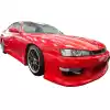 VSaero FRP VERT Front Bumper for Nissan 240SX S14 1997-1998 - Image 25