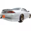 VSaero FRP VERT Rear Bumper for Nissan 240SX S14 1995-1998 - Image 2