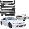 VSaero FRP VERT Body Kit 4pc for Nissan 240SX S14 1995-1996 - Image 2