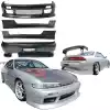 VSaero FRP VERT Body Kit 4pc for Nissan 240SX S14 1995-1996 - Image 1