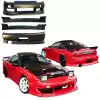 VSaero FRP WOR9 Body Kit 4pc > Nissan 240SX 1989-1994 > 3dr Hatch - Image 1