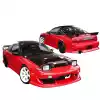 VSaero FRP WOR9 Body Kit 4pc > Nissan 240SX 1989-1994 > 3dr Hatch - Image 2