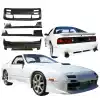 VSaero FRP VANQ Body Kit 4pc for Mazda RX-7 FC3S 1986-1992 - Image 3