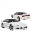 VSaero FRP URA v4 Body Kit 4pc for Nissan 240SX 1989-1994 > 3dr Hatch - Image 3