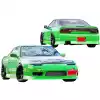 VSaero FRP URA v4 Body Kit 4pc for Nissan 240SX 1989-1994 > 3dr Hatch - Image 1