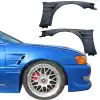 VSaero FRP ORI Wide Body Fenders (front) 20mm for Toyota Chaser JZX100 1996-2000 - Image 1