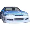 VSaero FRP WOR9 v1 Front Bumper for Nissan 240SX S14 1995-1996 - Image 16