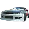 VSaero FRP WOR9 v1 Front Bumper for Nissan 240SX S14 1997-1998 - Image 14