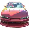 VSaero FRP WOR9 v1 Front Bumper for Nissan 240SX S14 1997-1998 - Image 16