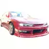 VSaero FRP WOR9 v1 Front Bumper for Nissan 240SX S14 1997-1998 - Image 17