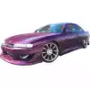 VSaero FRP WOR9 v1 Front Bumper for Nissan 240SX S14 1997-1998 - Image 7