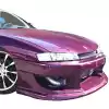 VSaero FRP WOR9 v1 Front Bumper for Nissan 240SX S14 1997-1998 - Image 8