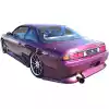 VSaero FRP WOR9 v1 Rear Bumper for Nissan 240SX S14 1995-1998 - Image 6