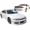 VSaero FRP WOR9 v1 Body Kit 4pc for Nissan 240SX S14 1995-1996 - Image 2