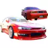 VSaero FRP WOR9 v1 Body Kit 4pc for Nissan 240SX S14 1997-1998 - Image 2