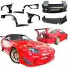 VSaero FRP RMAGRAME Wide Body Kit 8pc for Mazda RX-7 FC3S 1986-1992 - Image 2