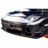 VSaero FRP RAME FC2000 Front Bumper w Lenses for Mazda RX-7 FC3S 1986-1992 - Image 3