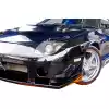 VSaero FRP RAME FC2000 Front Bumper w Lenses for Mazda RX-7 FC3S 1986-1992 - Image 4