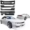 VSaero FRP VERT Body Kit 4pc for Nissan 240SX S14 1997-1998 - Image 3