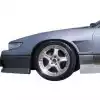 VSaero FRP MSPO Wide Body Fenders (front) 20mm for Nissan Silvia S13 1989-1994 - Image 1