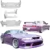 VSaero FRP DUC v2 Body Kit 4pc for Nissan Skyline R32 GTS 1990-1994 > 2dr Coupe - Image 2