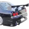 VSaero FRP BSPO Rear Bumper for Nissan Skyline R33 1995-1998 > 2dr Coupe - Image 4