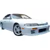 VSaero FRP KOFF Front Bumper for Nissan 240SX S14 1995-1996 - Image 22