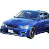 VSaero FRP TRDE Neo Type-A Front Bumper for Lexus IS300 SXE10 2001-2005 - Image 14