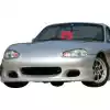 VSaero FRP BOME Front Bumper for Mazda Miata MX-5 NB 1998-2000 - Image 15