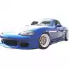 VSaero FRP BOME Front Bumper for Mazda Miata MX-5 NB 1998-2000 - Image 19