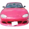 VSaero FRP BOME Front Bumper for Mazda Miata MX-5 NB 1998-2000 - Image 3