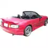 VSaero FRP BOME Rear Bumper Add-ons for Mazda Miata MX-5 NB 1998-2005 - Image 2