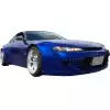 VSaero FRP TKYO Wide Body Front Bumper for Nissan Silvia S15 1999-2002 - Image 2