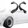 VSaero FRP TKYO Wide Body Fender Flares (rear) 80mm for Nissan Silvia S15 1999-2002 - Image 12