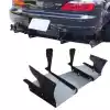 VSaero Plastic TKYO Rear Diffuser for Nissan Silvia S15 1999-2002 - Image 1